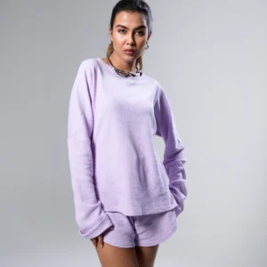 Purple Cordset | Full Sleeves with Shorts