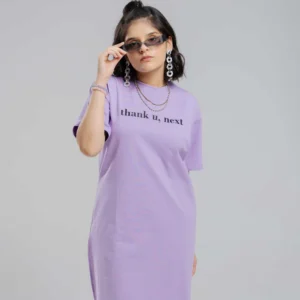 Thankyou Next Lavender T-shirt Dress