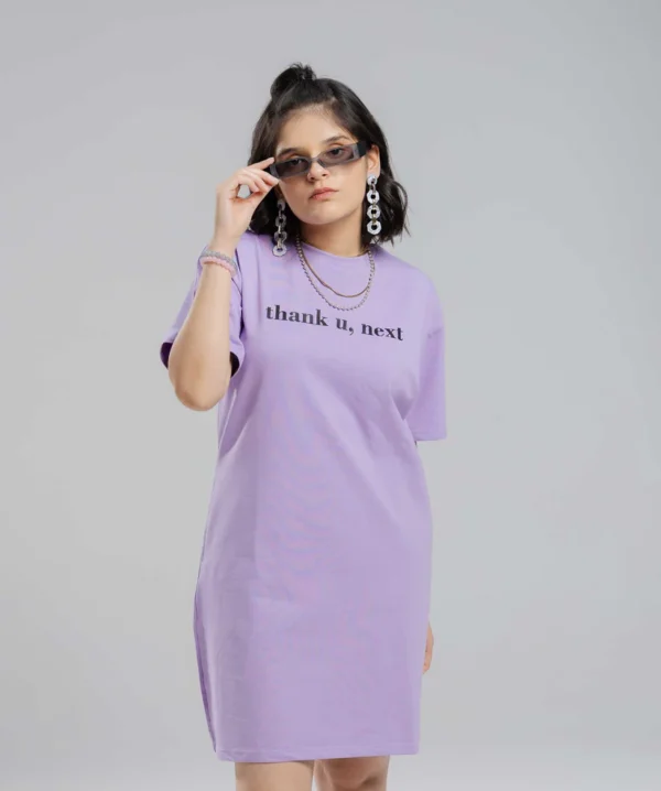 Thankyou Next Lavender T-shirt Dress