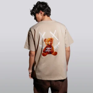 X-Bunny Brown Printed T-shirt