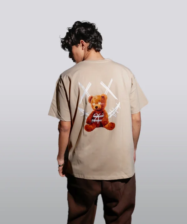 X-Bunny Brown Printed T-shirt