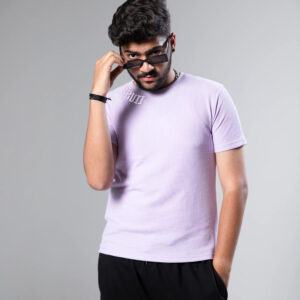 Purple Knitted T-shirt